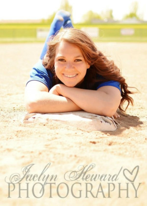 Softball senior girl pose ideas. 3rd base. Jaclyn Heward Photography ...