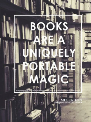 Wonderful quote from Stephen King.