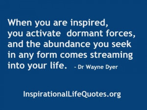 Inspirational Quote From Dr. Wayne Dyer