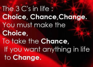 Choice chance change