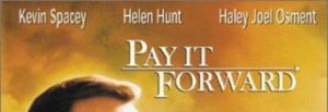Pay it forward movie poster