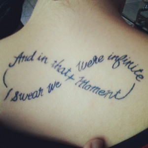 My First Tattoo Quote Backtattoo Perks
