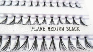 Flare Individual Eyelashes, Single Knot Eyelash Extensions Hand ...