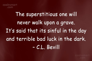 Superstition Quotes and Sayings - Page 4