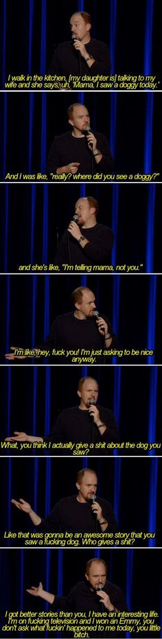 Louis CK and his daughter More