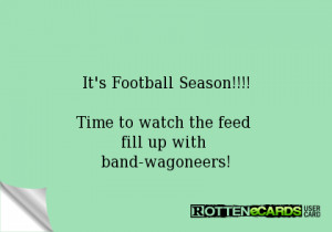 It's Football Season!!!!Time to watch the feed fill up with band ...