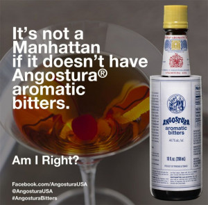 Manhattan with #AngosturaBitters #cocktail #recipe