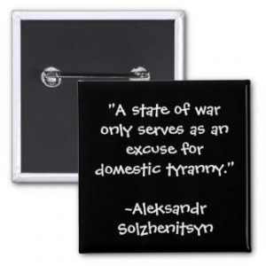 ANTI WAR QUOTE BUTTON
