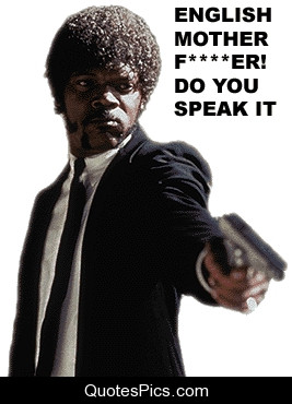 Do you speak English? – Pulp Fiction