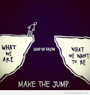 Leap of faith quote