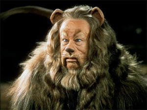 The Wizard of Oz The cowardly lion