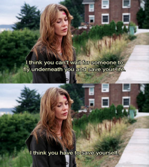 Meredith Grey (Season2, Ep.7-Something To Talk About)