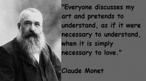 Claude monet famous quotes 1