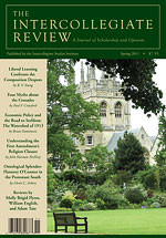 This review appears in the Spring 2011 edition of the Intercollegiate ...