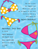 Pool Party Stationery