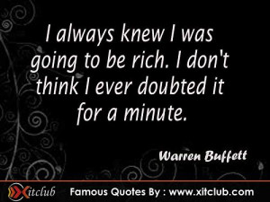 You Are Currently Browsing 15 Most Famous Quotes By Warren Buffett
