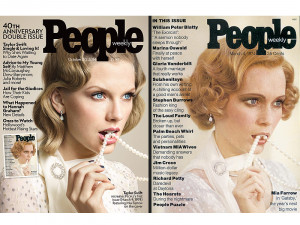 ... Mia Farrow's iconic 1974 cover image from PEOPLE's inaugural issue