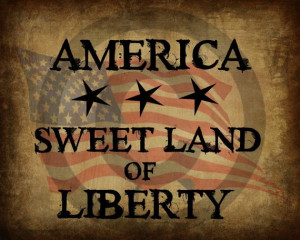 Primitive Digital Art Old Glory America Jar by OldBarnDigitalArt ...