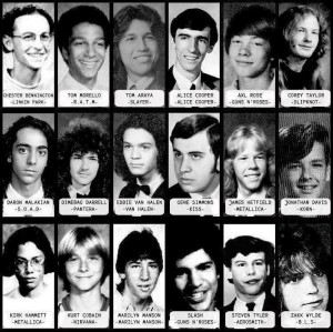 Rock stars when they were younger – who has changed the most? Who ...