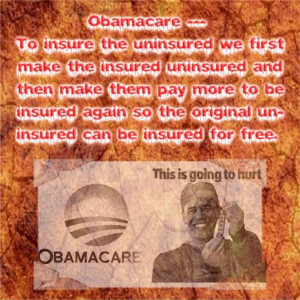 Obamacare simplified - - - This actually makes a good deal of sense ...