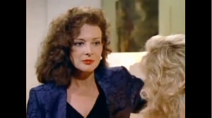 Actress Dixie Carter as Julia Sugarbaker from TV show Designing Women