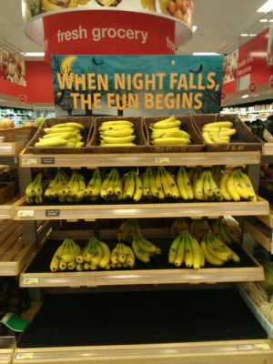 LOL food signs fruit Target bananas double entendre