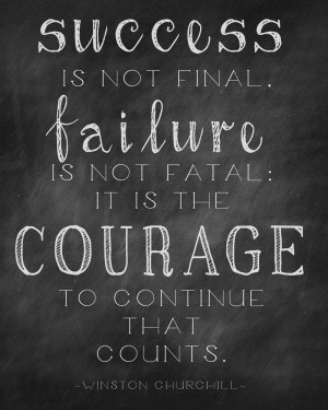 Free “Courage” Quote Printable