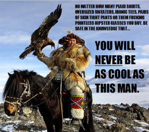 mongolian eagle hunter funny
