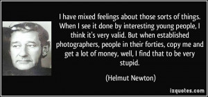 More Helmut Newton Quotes