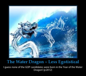 Year of the Water Dragon and the 2012 Presidential Election