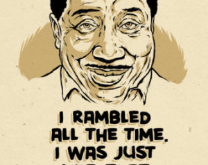 Muddy Waters rollin stone Poster- s igned by Grego - mojohand.com ...