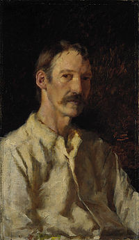 Robert Louis Stevenson, ritratto del conte Girolamo Nerli, 1892.