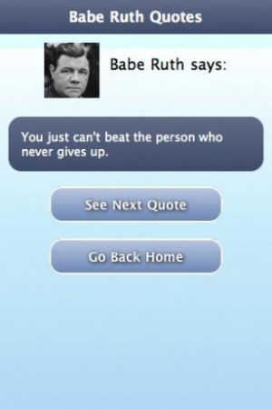 View bigger - Babe Ruth Quotes for Android screenshot