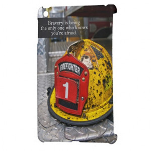 firefighter's Bravery quote case iPad Mini Cases