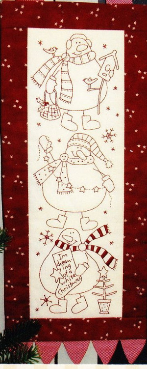 Snow Buddies quick and easy Christmas stitchery PATTERN by kate54, $19 ...