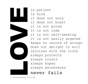 Cor 13:4-7 — Love is not Proud