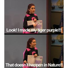 ... purple tigers cat valentine makeup ariana grand funny victory cat