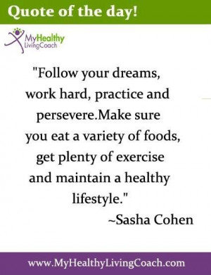 really nice quote by ~ Sasha Cohen