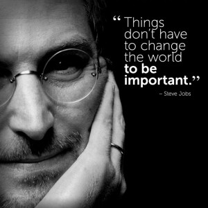 motivational #inspirational #quote by Steve Jobs