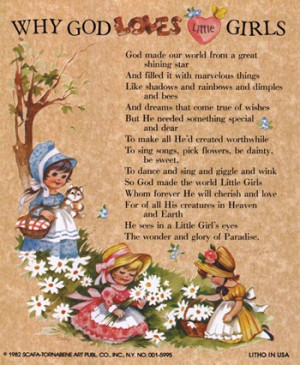 ... quotes, quotations, why god loves little girls, inspiration, quote