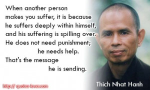Help those that hurt you!