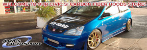 Honda Civic Si Carbon Fiber Hood