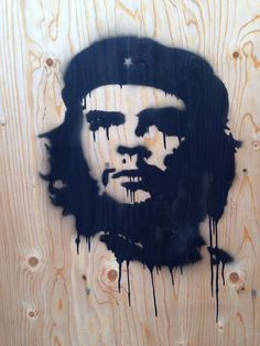 Che Guevara portrait and quote vinyl wall decal