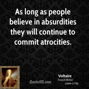 Absurdities Atrocities