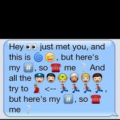 Call Me Maybe - Carly Rae Jepsen - Emoji More