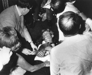 Senator Robert F. Kennedy shot by Sirhan Sirhan