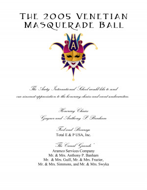 The Venetian Masquerade Ball The Awty International School would