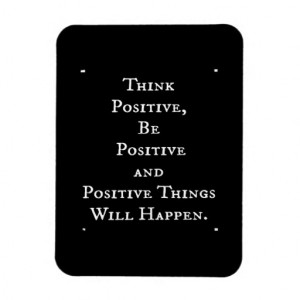 POSITIVE LIFE MOTIVATIONAL QUOTES THINK ACT MOTTO FLEXIBLE MAGNET