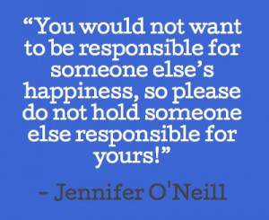 ... agree! Take responsibility for things and stop blaming everyone else