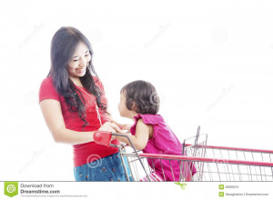 Close Portrait Happy Mother